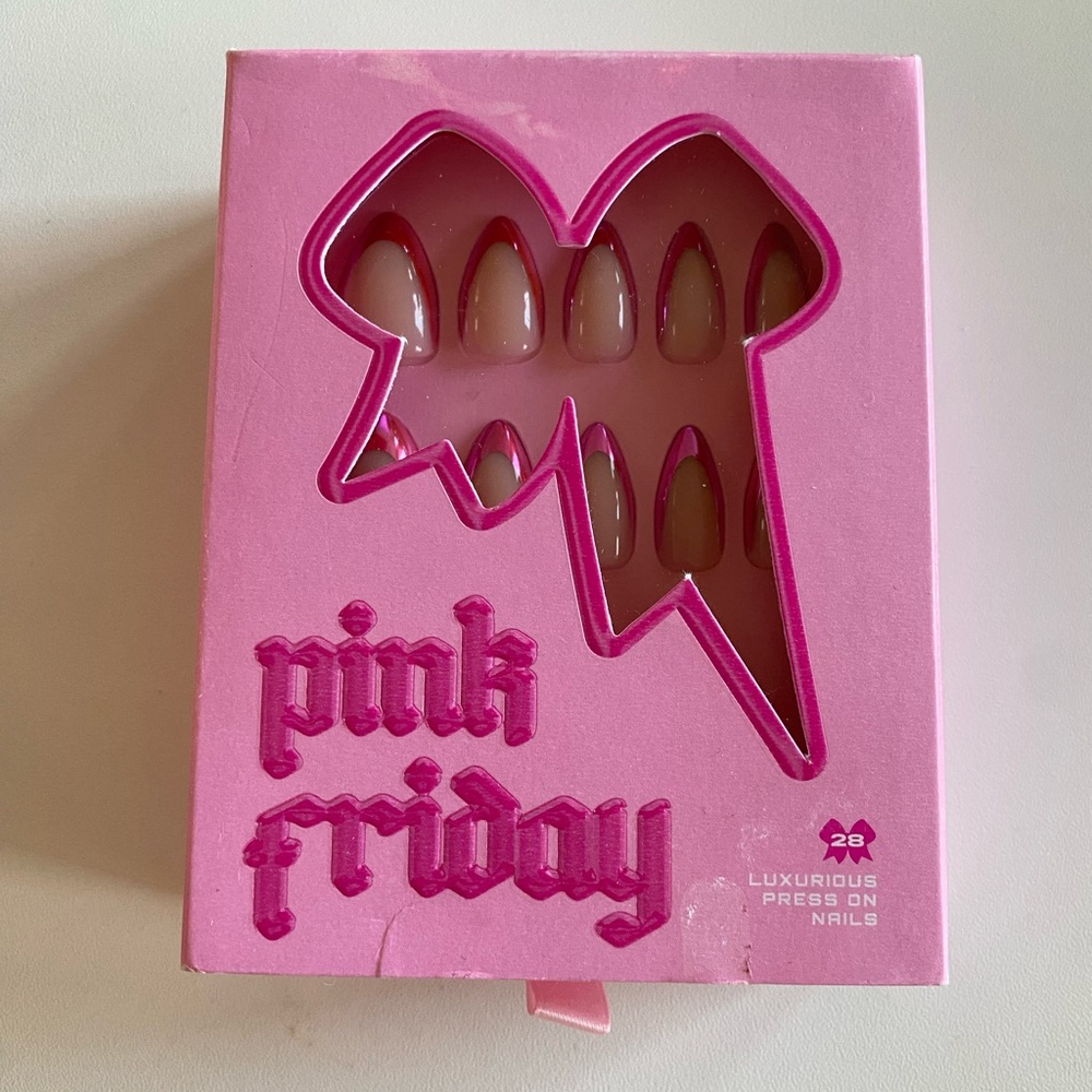 Nicki Minaj Press On Nails Pink Friday
